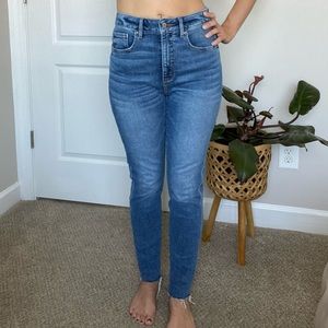 Loft Curvy Skinny high-waist jeans Size 25/0 light wash